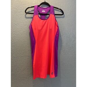 Fila Athletic Tank Top Racerback Activewear Gym Workout Tennis Dress M
